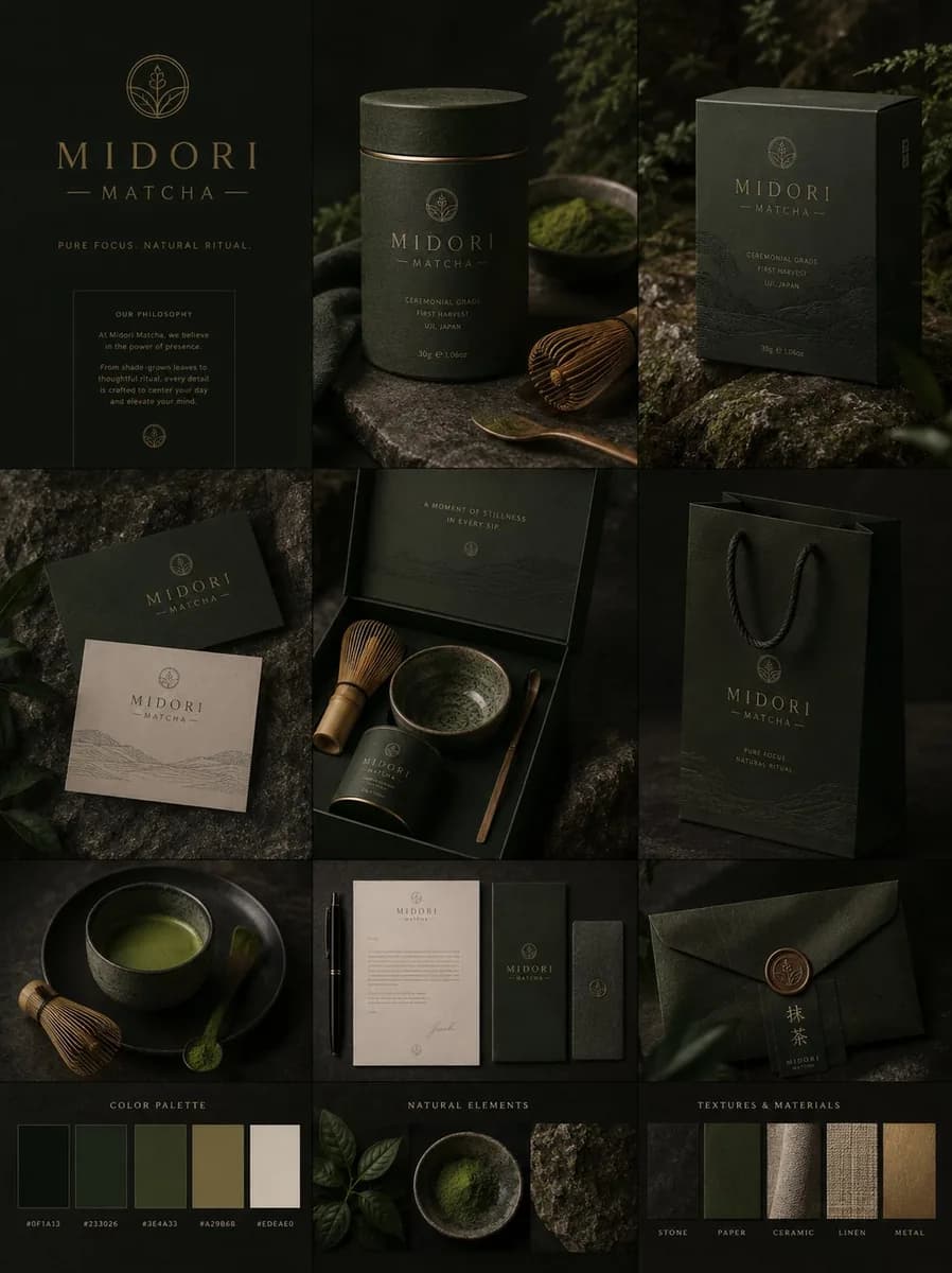 抹茶品牌手册